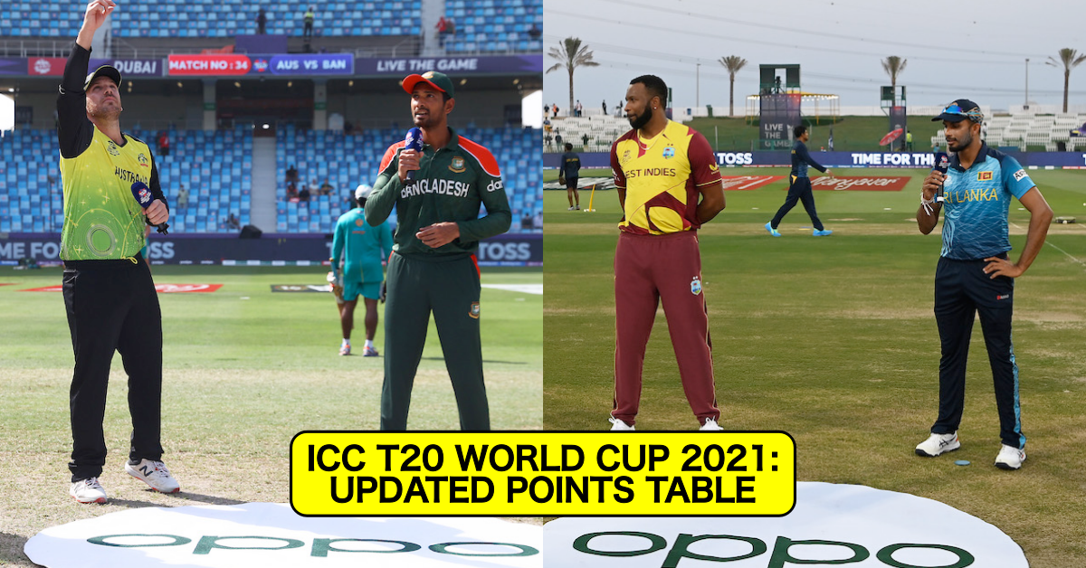 T20 World Cup 2021: Updated Super 12 Points Table After Bangladesh vs Australia & Sri Lanka vs West Indies