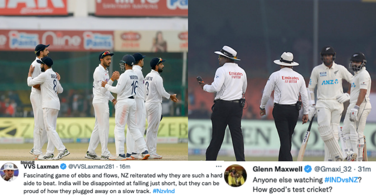 IND vs NZ 2021: Twitter Reacts As New Zealand Survive Spin Attack To Draw The First Test Against India