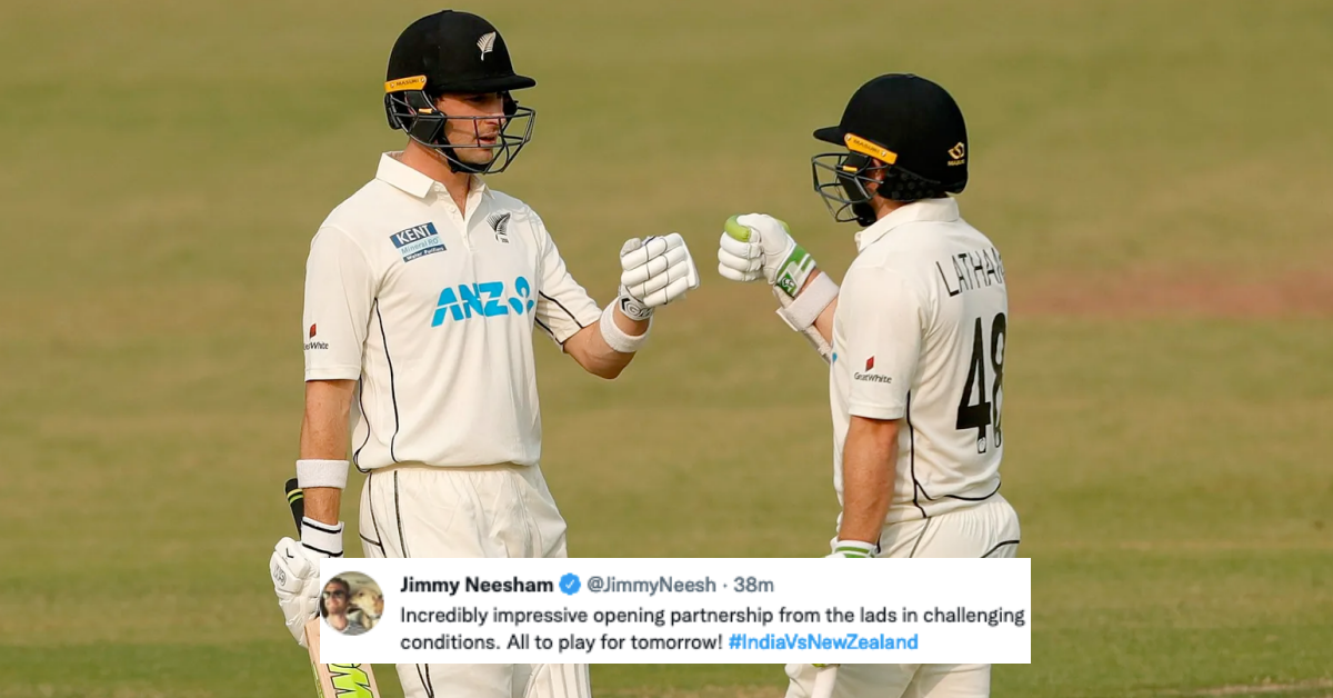 IND vs NZ 2021: Twitter Reacts As New Zealand Openers Fight Back After Shreyas Iyer's Century On Day 2