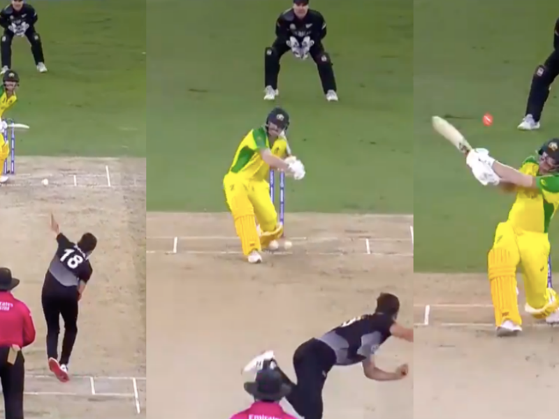 ICC T20 World Cup 2021: Watch – Trent Boult Castles Opener David Warner With An Amazing 138kph Delivery