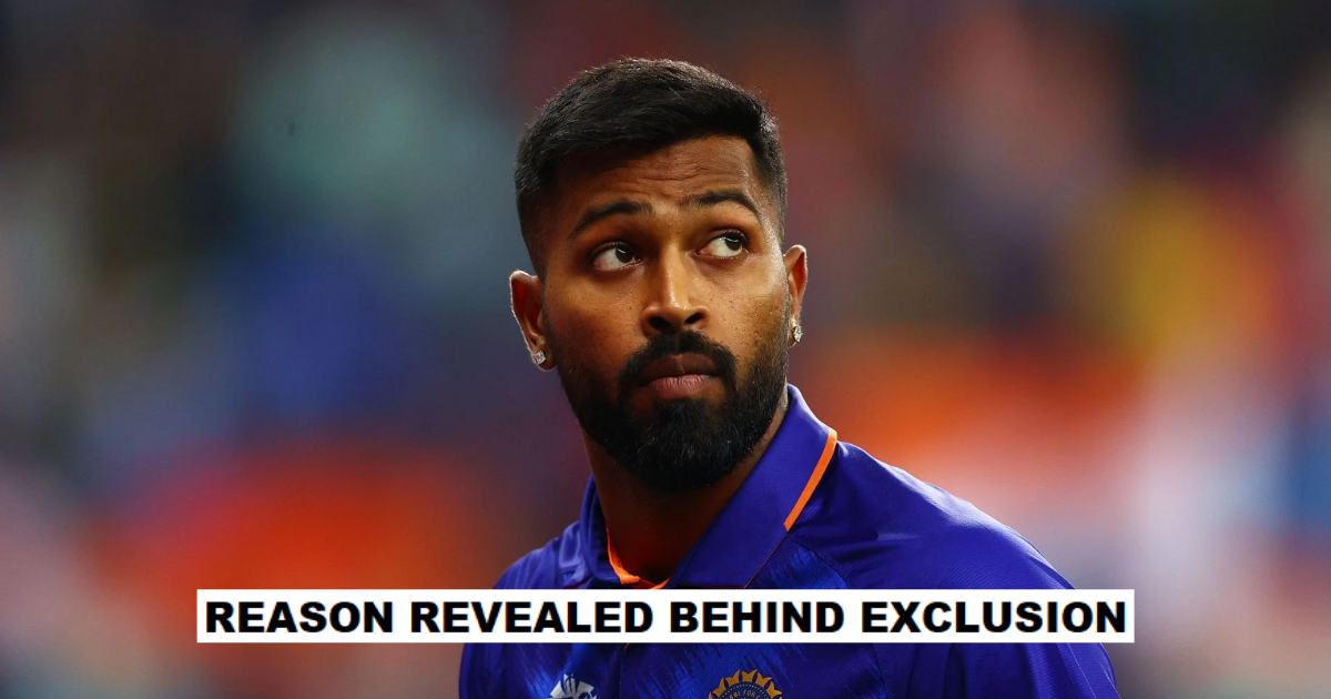Revealed: Why Hardik Pandya Is Not Included In The Indian T20 Squad vs New Zealand