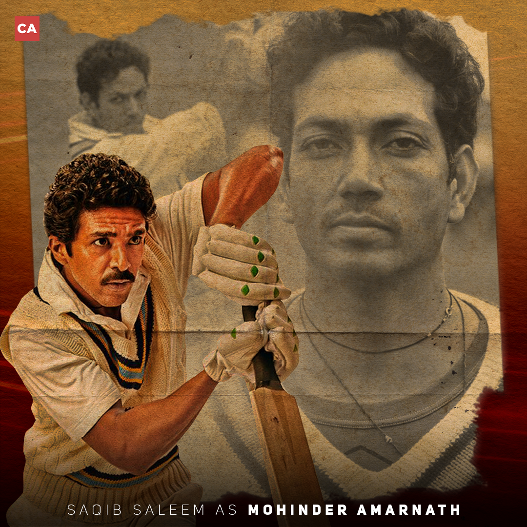 Saqib Saleem As Mohinder Amarnath