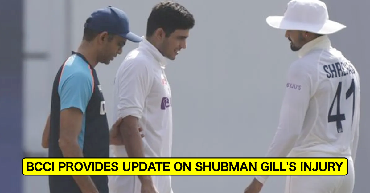 IND vs NZ 2021: BCCI Provides Update On Shubman Gill's Injury