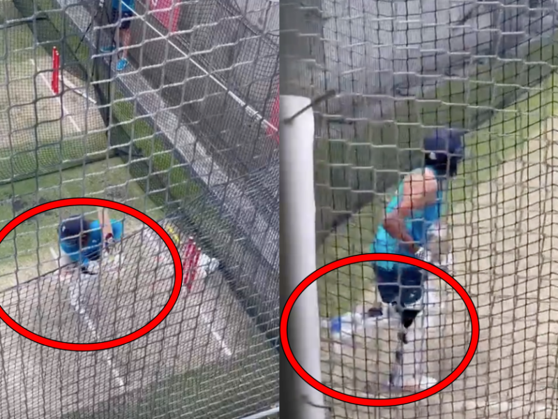 Ashes 2021-22: Watch – Rory Burns And Haseeb Hameed Bat On One Leg In A Practice Session Ahead Of MCG Test