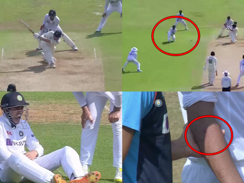 IND vs NZ 2021: Watch - Shubman Gill Cops A Blow On His Forearm By Henry Nicholls While Fielding At Short Leg