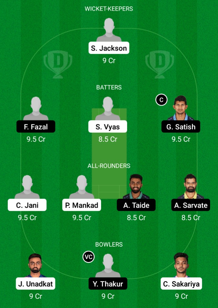 SAU vs VID Dream11 Prediction, Fantasy Cricket Tips, Dream11 Team, Playing XI, Pitch Report, Injury Update- Vijay Hazare 10 SAU vs VID Dream11 Prediction Fantasy Cricket Tips Dream11 Team Vijay Hazare