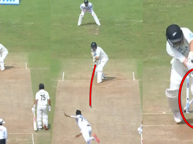 IND vs NZ 2021: Watch - Mohammed Siraj Uproots Ross Taylor's Off-Stump With A Jaffa