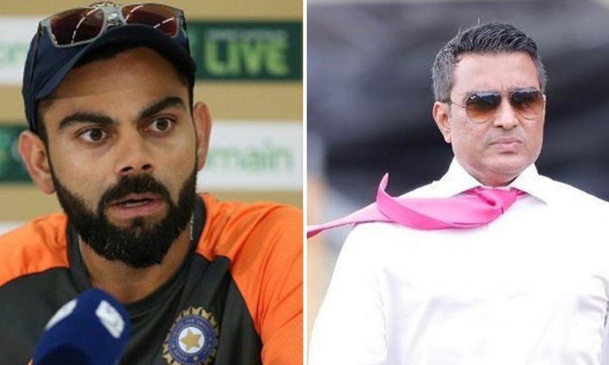 Virat Kohli and Sanjay Manjrekar. Photo- PTI