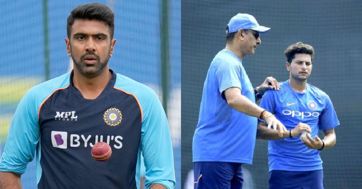 Ravichandran Ashwin, Ravi Shastri, Kuldeep Yadav