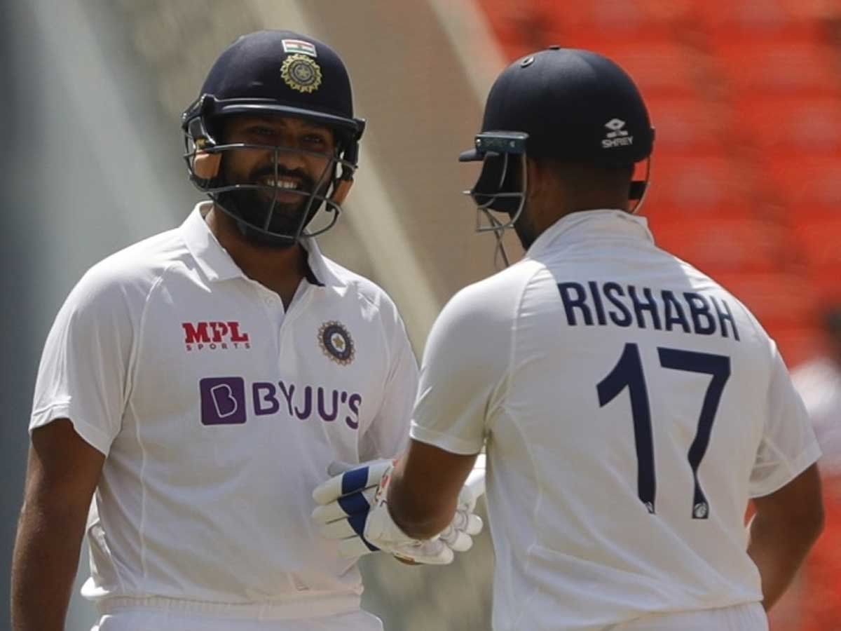 Rohit Sharma and Rishabh Pant, Test