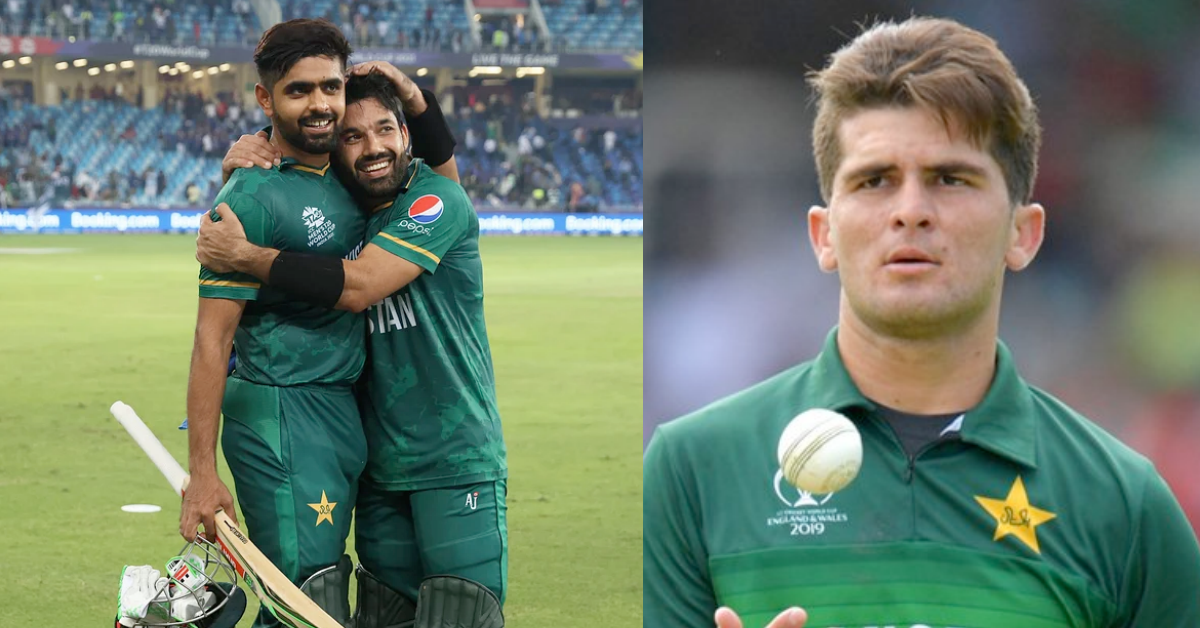 Shaheen Afridi, Babar Azam, Mohammad Rizwan