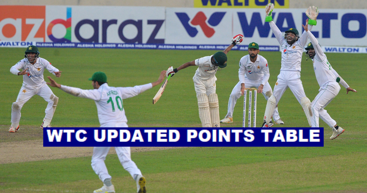 Updated World Test Championship Points Table After Bangladesh vs Pakistan 2nd Test