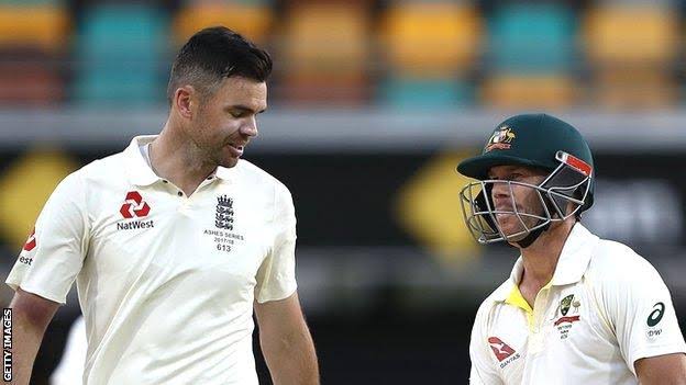 David Warner and James Anderson