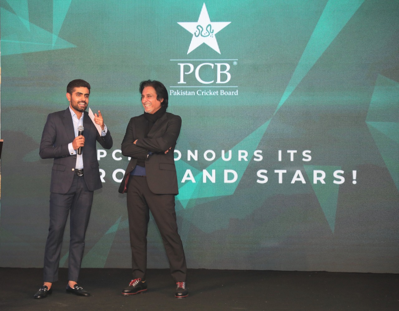 Babar Azam and Ramiz Raja