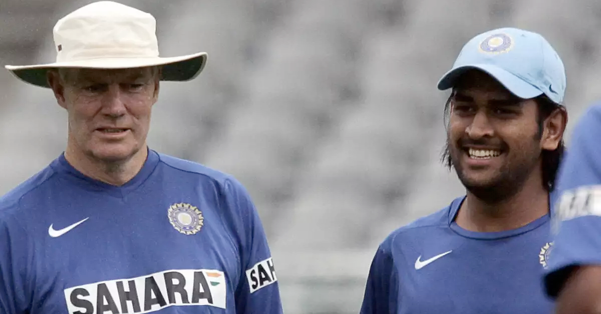Greg Chappell, MS Dhoni