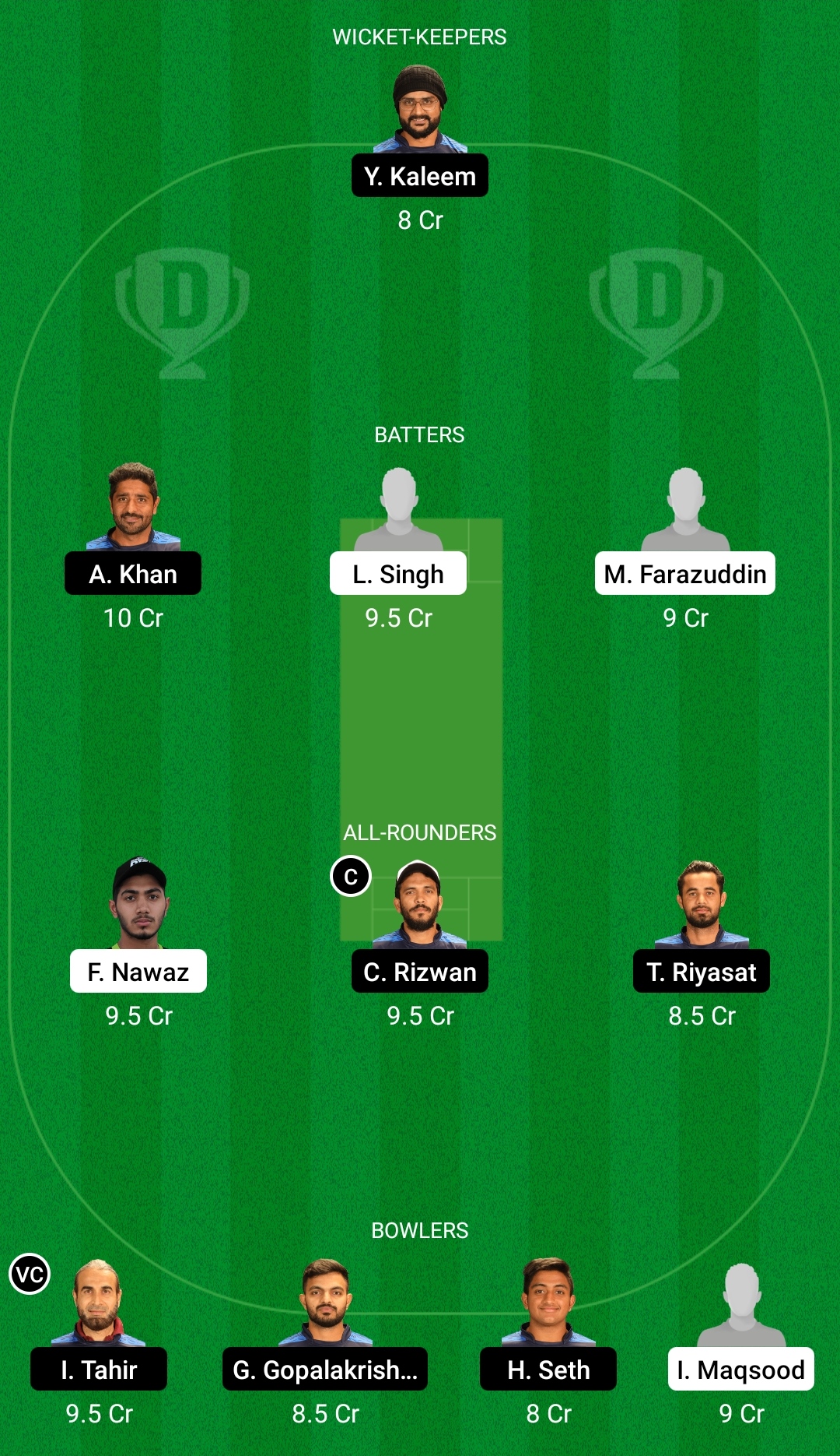 KAB vs IGM Dream11 Prediction Fantasy Cricket Tips Dream11 Team Sharjah CBFS T20 