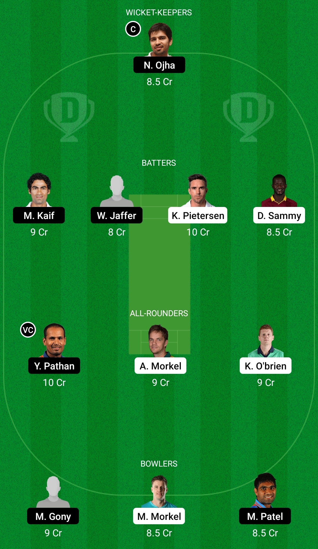 WOG vs INM Dream11 Prediction Fantasy Cricket Tips Dream11 Team Legends Cricket T20 