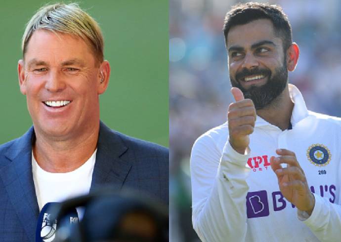 Shane Warne, Virat Kohli