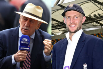 Ian Chappell and Joe Root. Photo- Getty