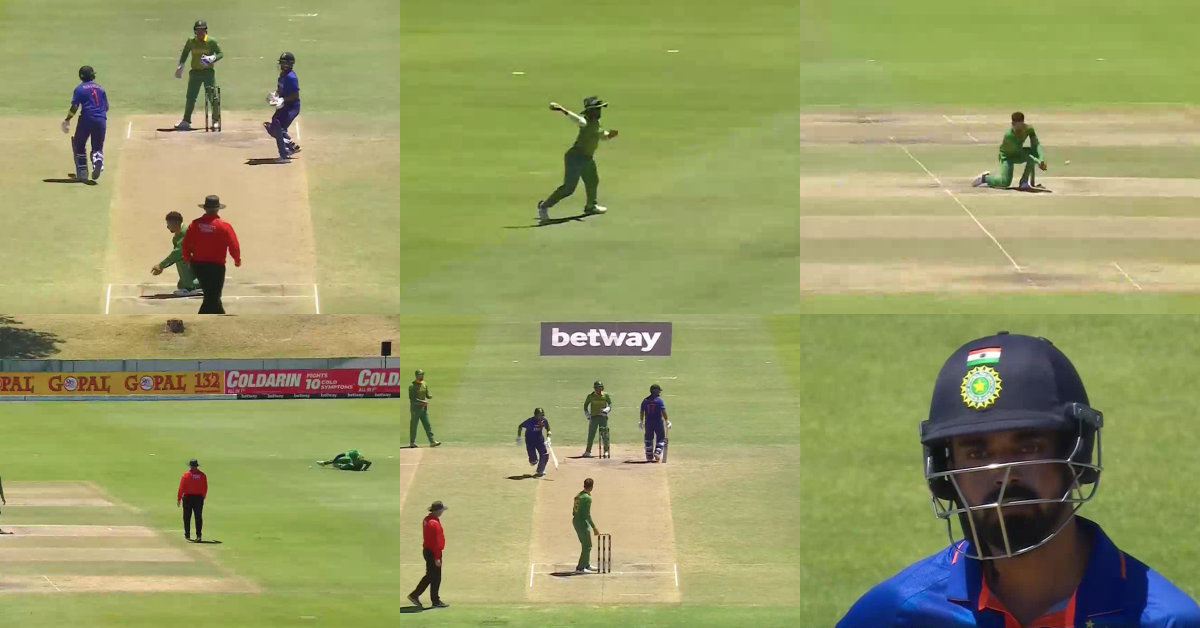 IND vs SA: Watch - Comedy Of Errors From SA Fielders Saves KL Rahul From Getting Run Out In The 2nd ODI