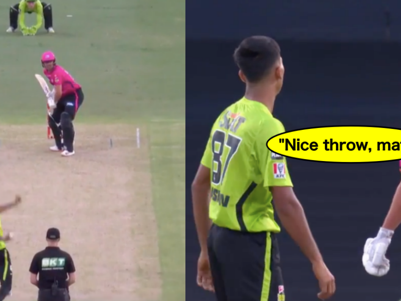 BBL 2021-22: "Nice Throw, Mate" - Moises Henriques Accuses Mohammad Hasnain Of 'Chucking'