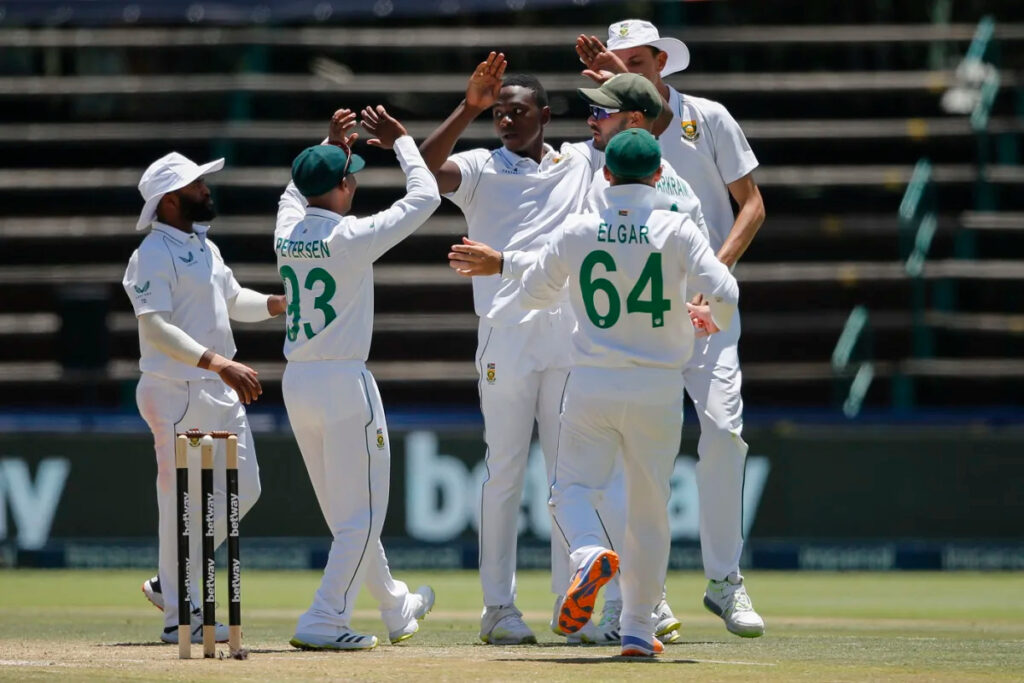 Kagiso Rabada picked up three quick wickets, South Africa vs India, 2nd Test, Johannesburg, 3rd day, January 5, 2021 © AFP/Getty Images