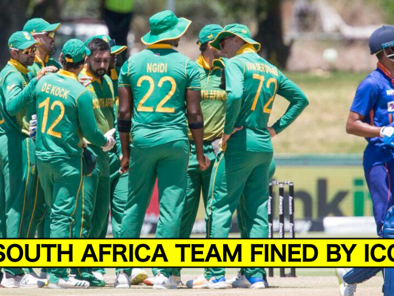 IND vs SA: South Africa Fined For Slow Over-Rate In The 2nd ODI In Paarl