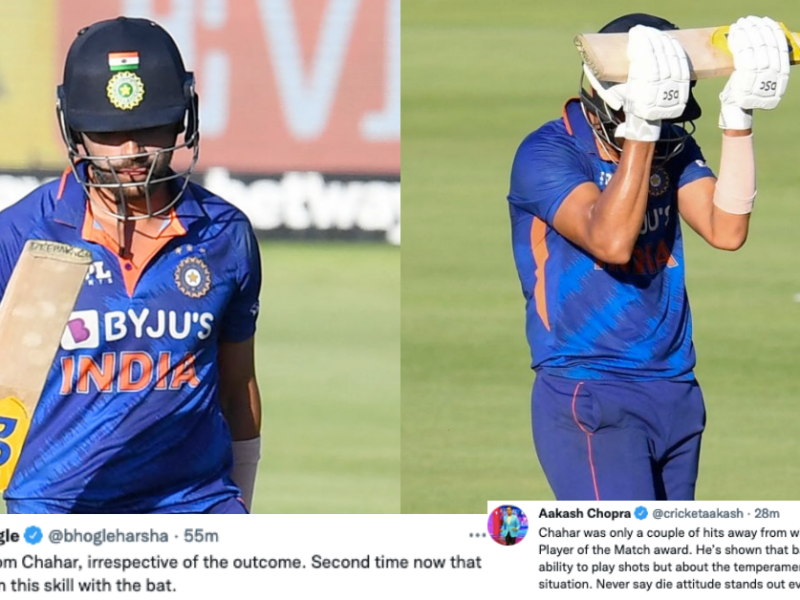 Twitter Reacts As Deepak Chahar Plays An Outstanding Innings In The Cape Town ODI vs South Africa
