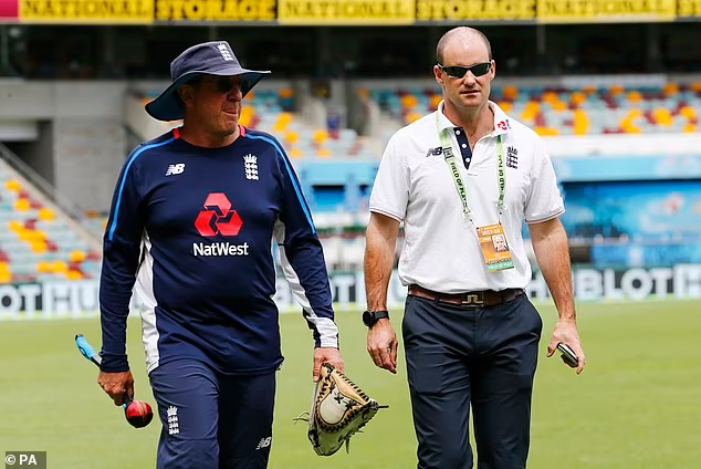 Trevor Bayliss and Andrew Strauss. Photo- PA