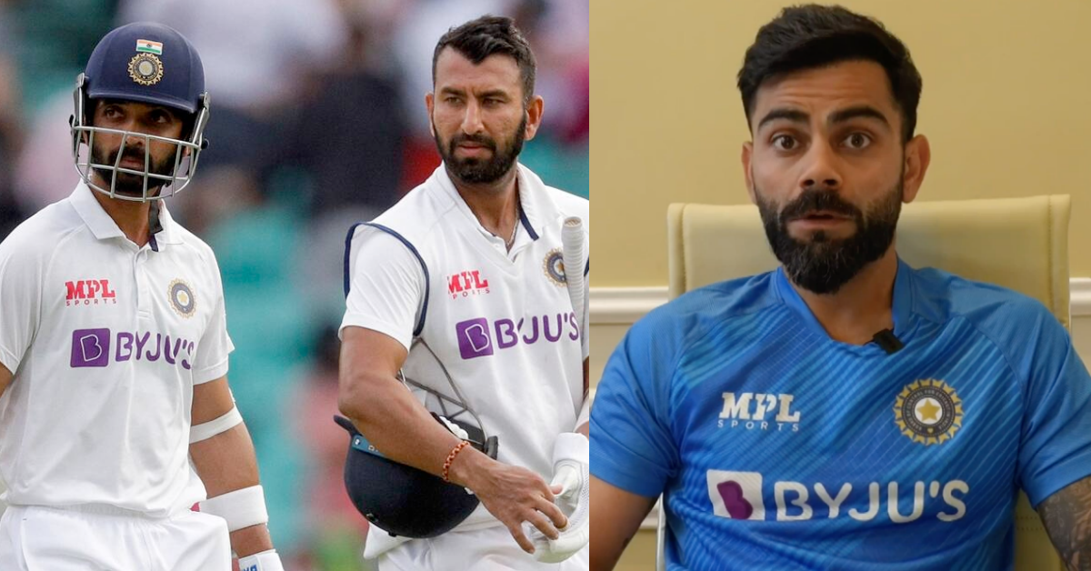 Virat Kohli, Ajinkya Rahane, Cheteshwar Pujara