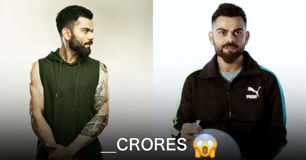 Revealed How Much Money Virat Kohli Earns Per Instagram Post