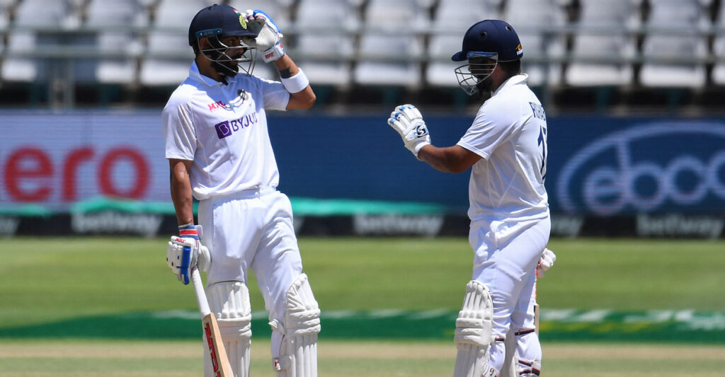 Virat Kohli-Rishabh Pant. Photo- AP