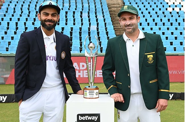 Virat Kohli and Dean Elgar