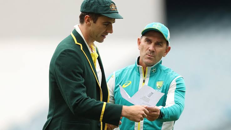 Justin Langer and Pat Cummins