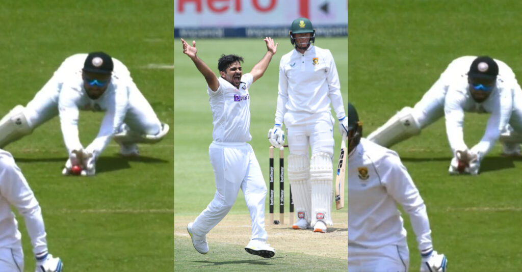 Rishabh Pant and Rassie van der Dussen controversial catch- Photo- Twitter