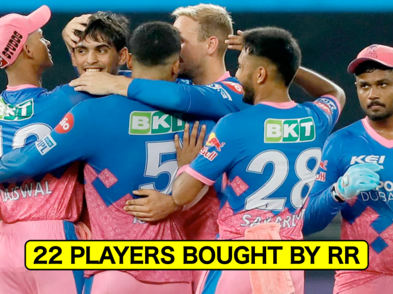 Complete List Of Players Bought By Rajasthan Royals (RR) In IPL Auction 2022