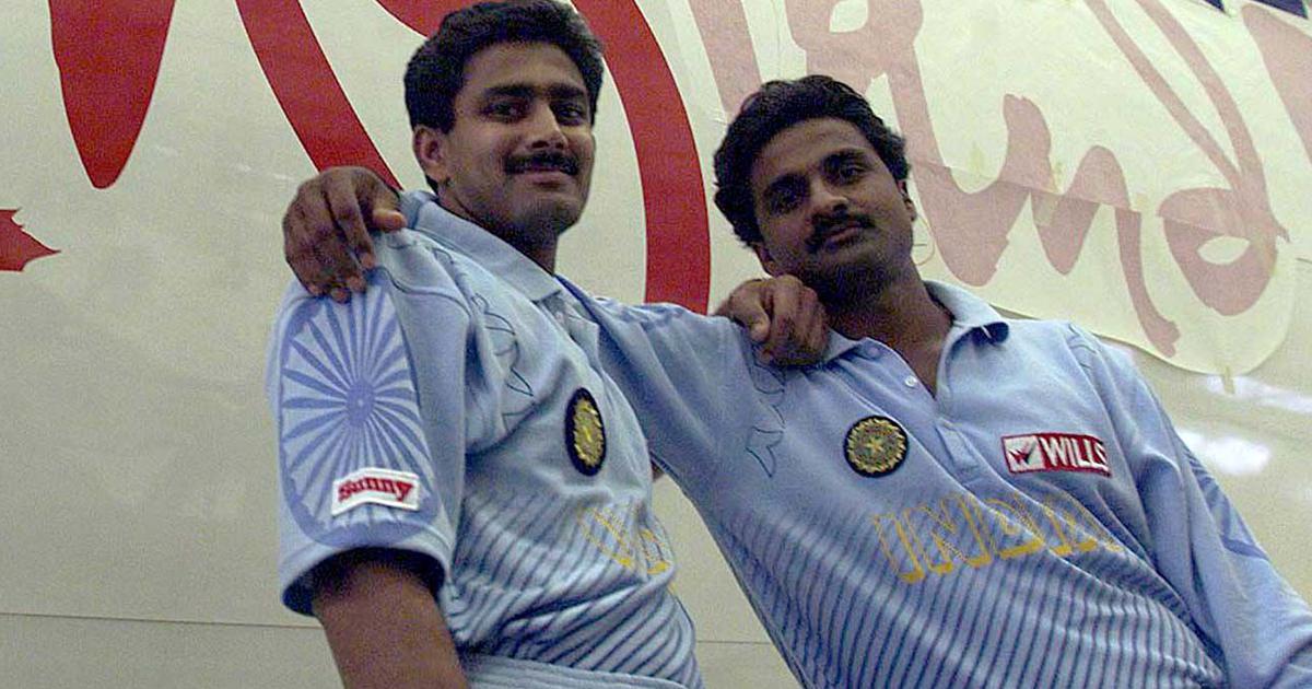 Anil Kumble and Javagal Srinath. Photo- Twitter