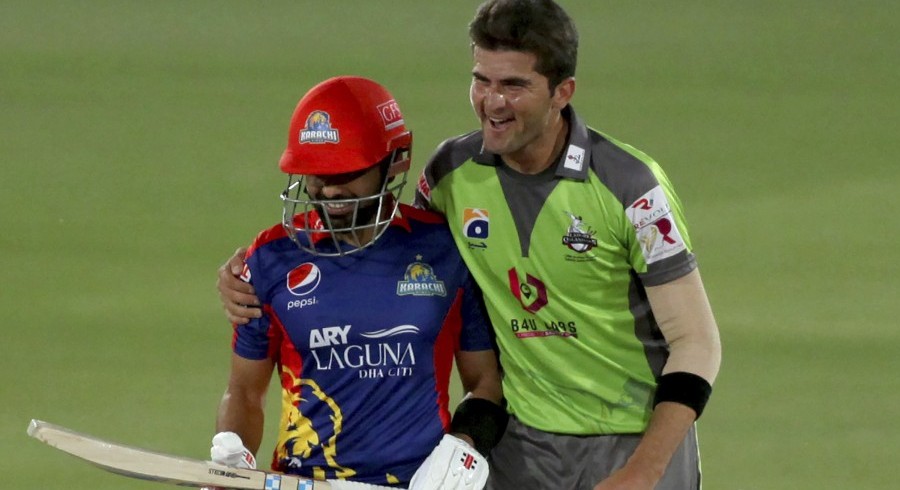 Babar Azam and Shaheen Afridi in PSL. Photo- PSL