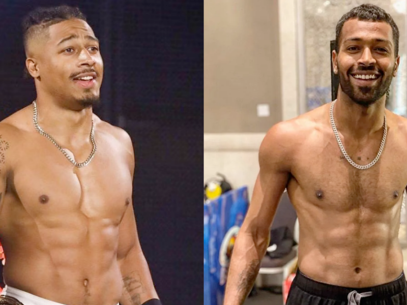 WWE NXT Wrestler Carmelo Hayes Responds After Fans Find Uncanny Resemblance With Hardik Pandya