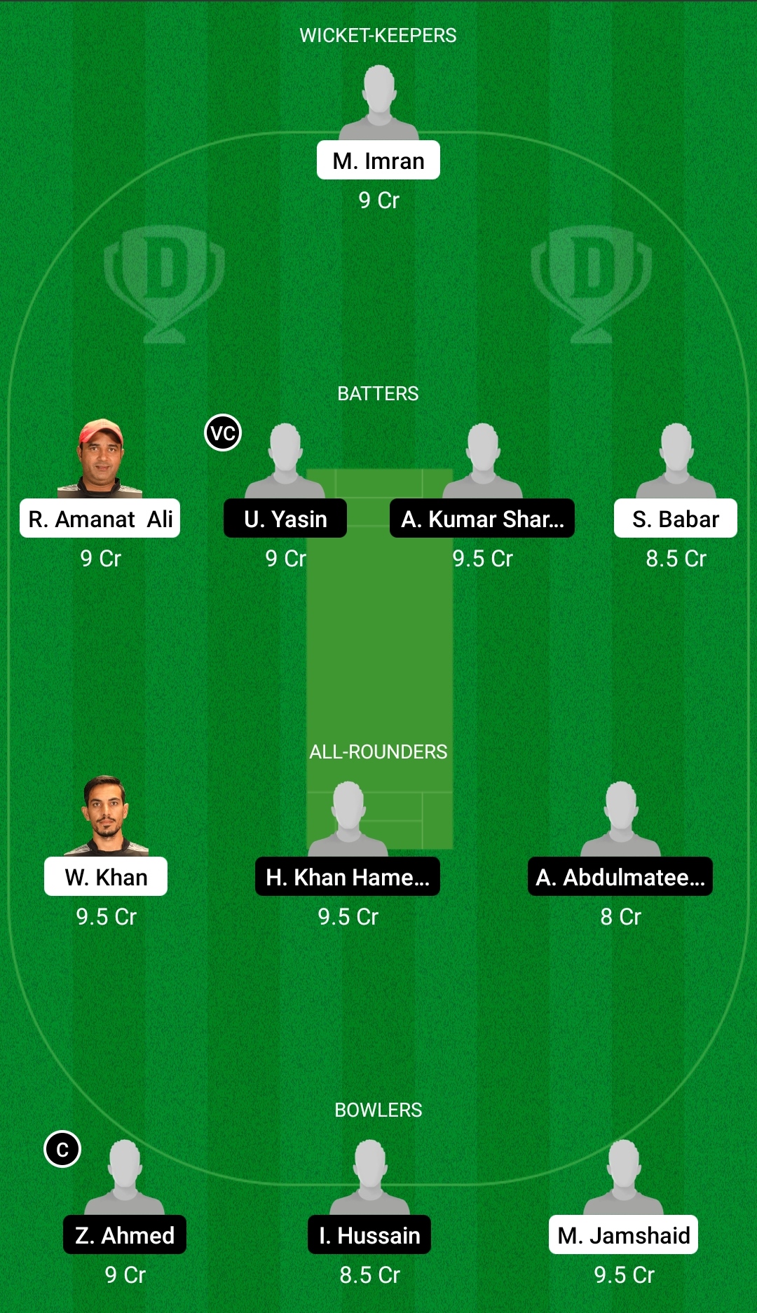 FDD vs QUD Dream11 Prediction Fantasy Cricket Tips Dream11 Team Sharjah CBFS T10 