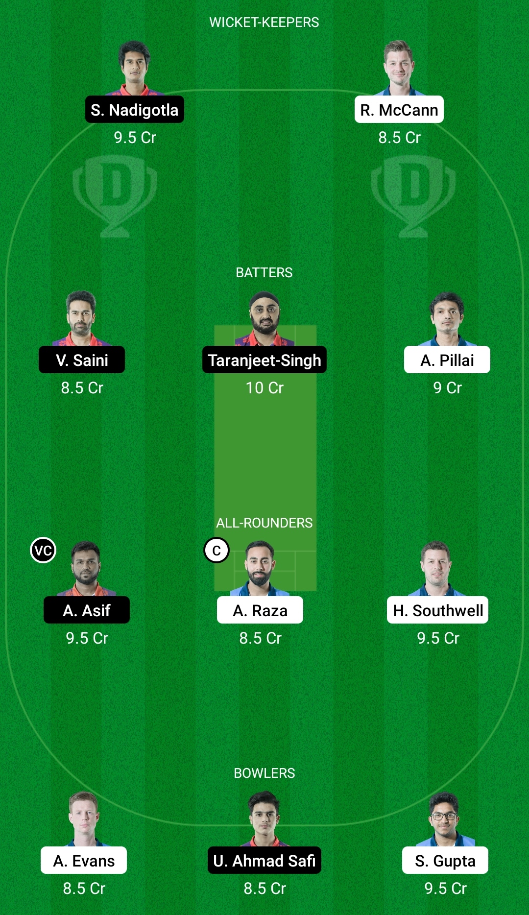 CAR vs CLJ Dream11 Prediction Fantasy Cricket Tips Dream11 Team European Cricket League T10 