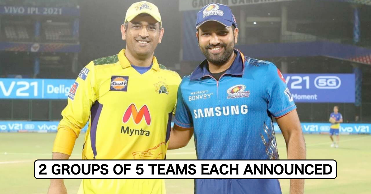 IPL 2022 Groups Announced, CSK And MI Divided Into 2 Separate Groups