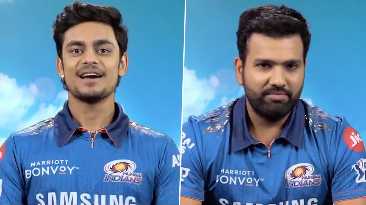 Ishan Kishan and Rohit Sharma for MI. Photo- MI