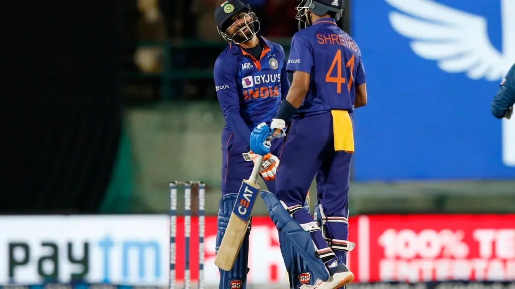 Shreyas Iyer and Ravindra Jadeja