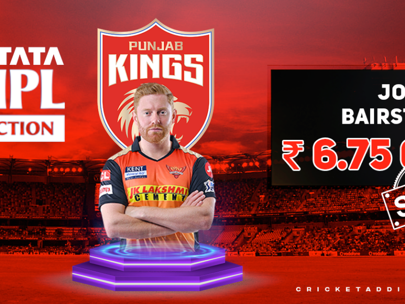 Jonny Bairstow Bought By Punjab Kings (PBKS) For INR 6.75 Crores In IPL 2022 Mega Auction
