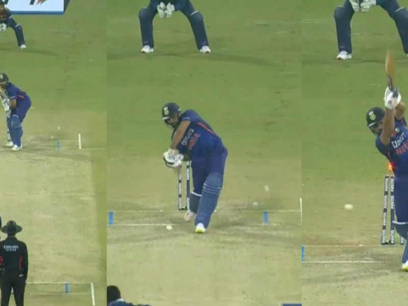 IND vs SL: Watch - Rohit Sharma Gets Castled By Lahiru Kumara's Slower Delivery In First T20I