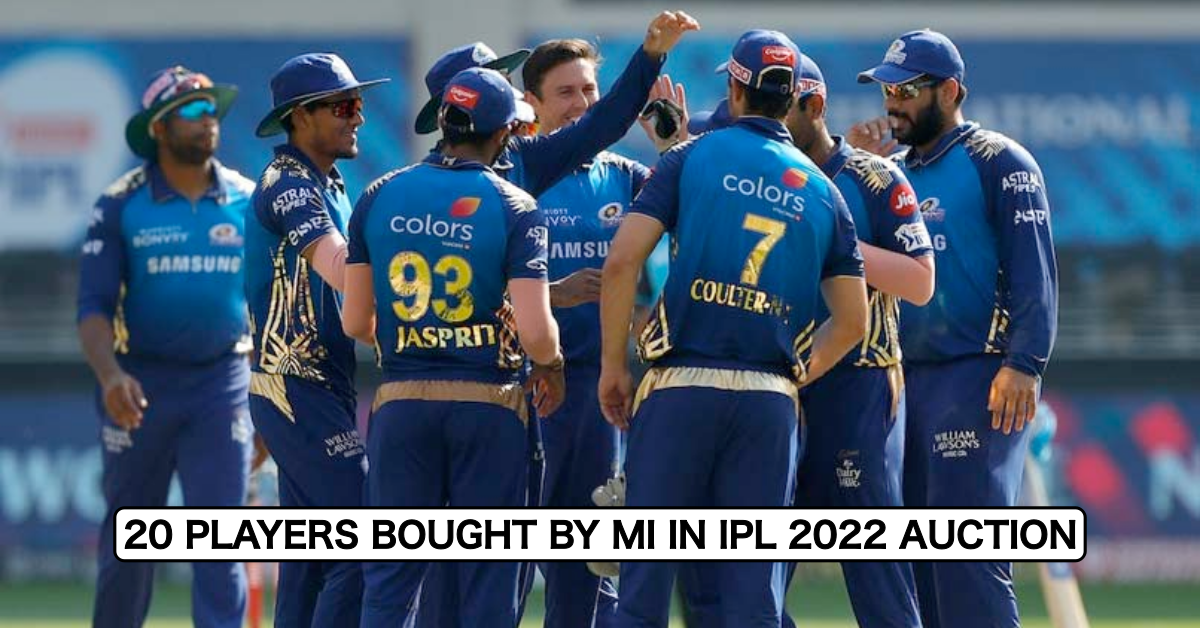 Complete List Of Players Bought By Mumbai Indians (MI) In IPL Auction 2022