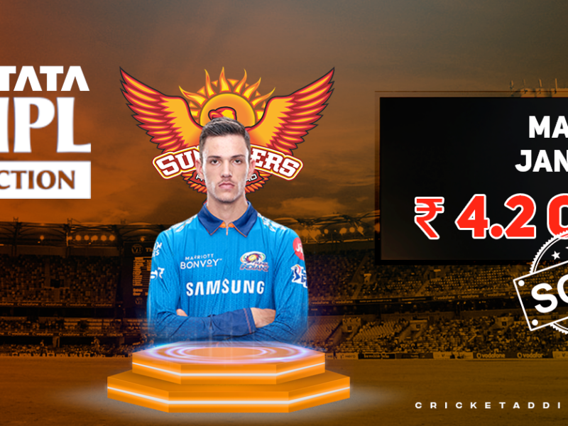 Marco Jansen Bought By Sunrisers Hyderabad (SRH) For INR 4.20 Crores In IPL 2022 Mega Auction