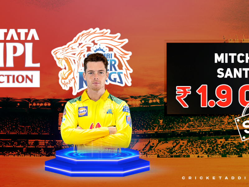 Mitchell Santner Bought By Chennai Super Kings (CSK) For INR 1.90 Crore In IPL 2022 Mega Auction