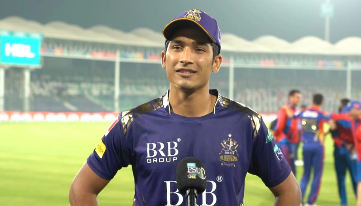 Mohammad Hasnain for Quetta Gladiator. Photo- PSL